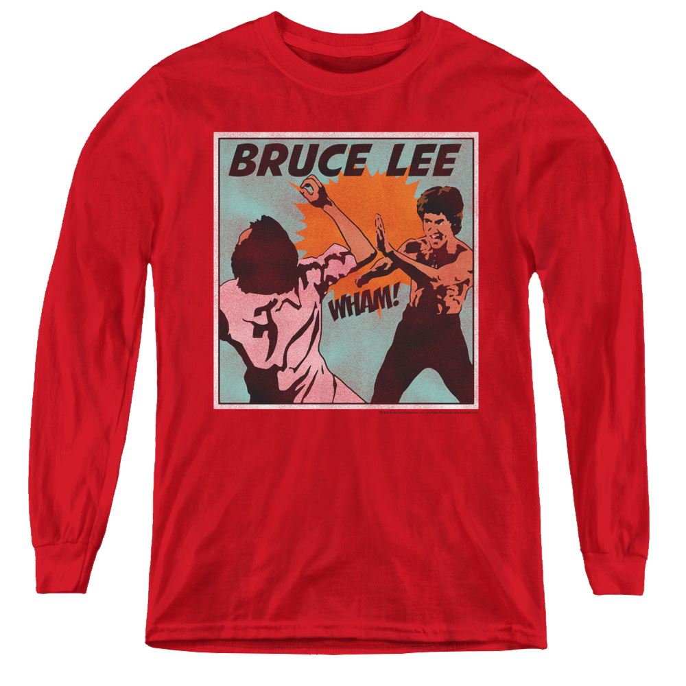 Bruce Lee Comic Panel - Youth Long Sleeve T-Shirt Youth Long Sleeve T-Shirt Bruce Lee   