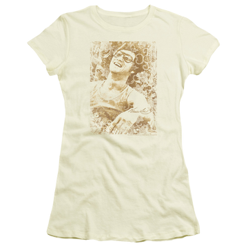 Cream juniors t-shirt with Bruce Lee Freedom graphic