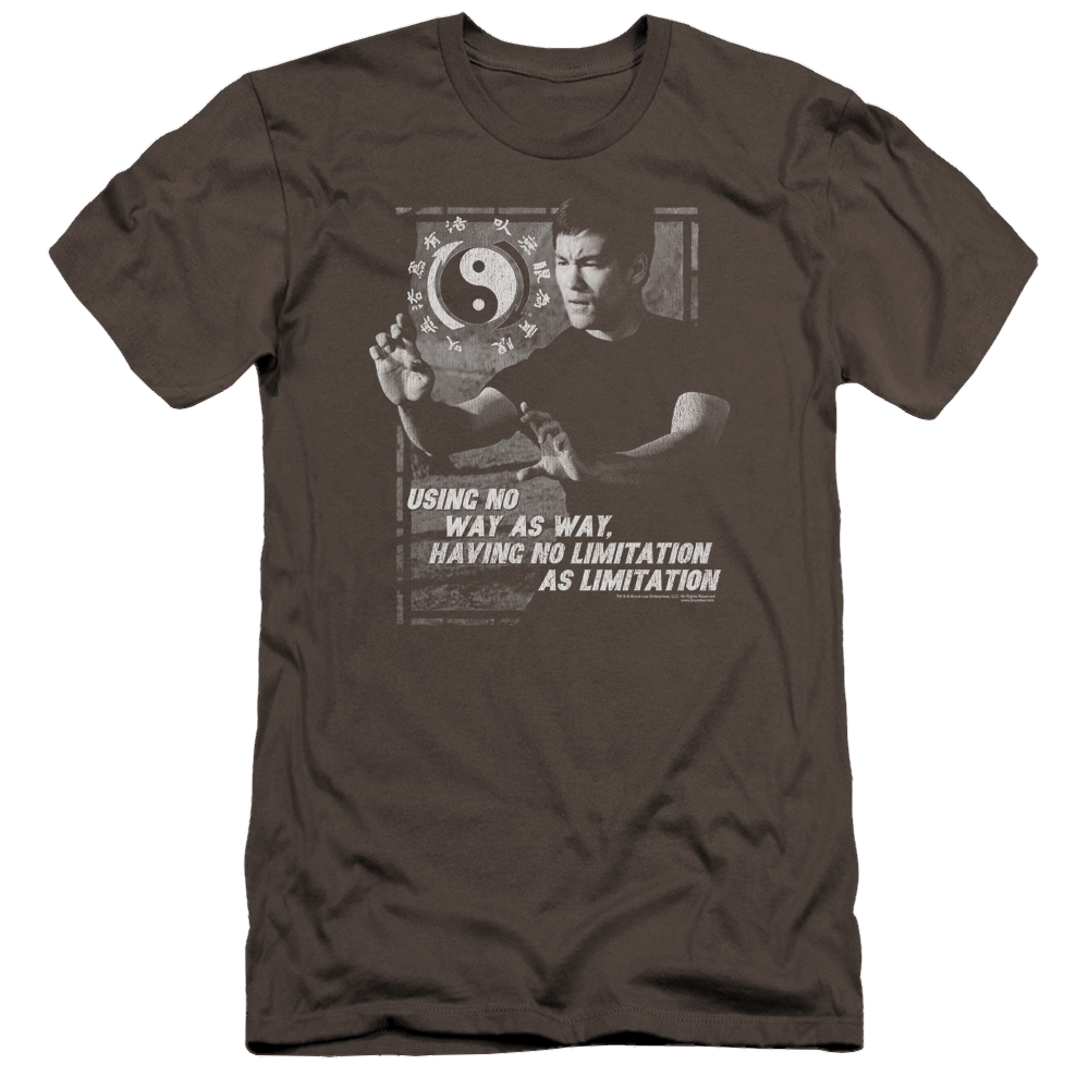 Bruce Lee No Way As A Way - Men's Premium Slim Fit T-Shirt Men's Premium Slim Fit T-Shirt Bruce Lee   