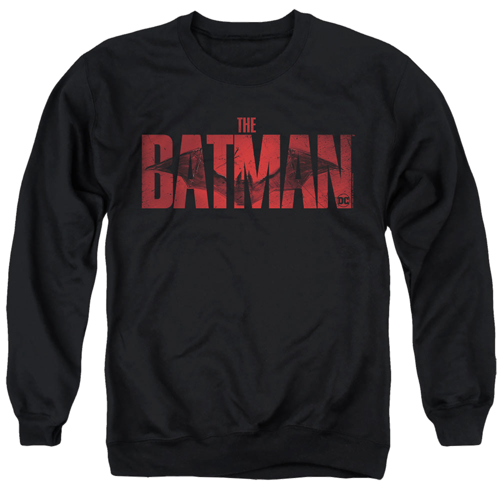 The Batman (2022) Crimson Drawn Bat Logo - Men's Crewneck Sweatshirt Men's Crewneck Sweatshirt Batman   