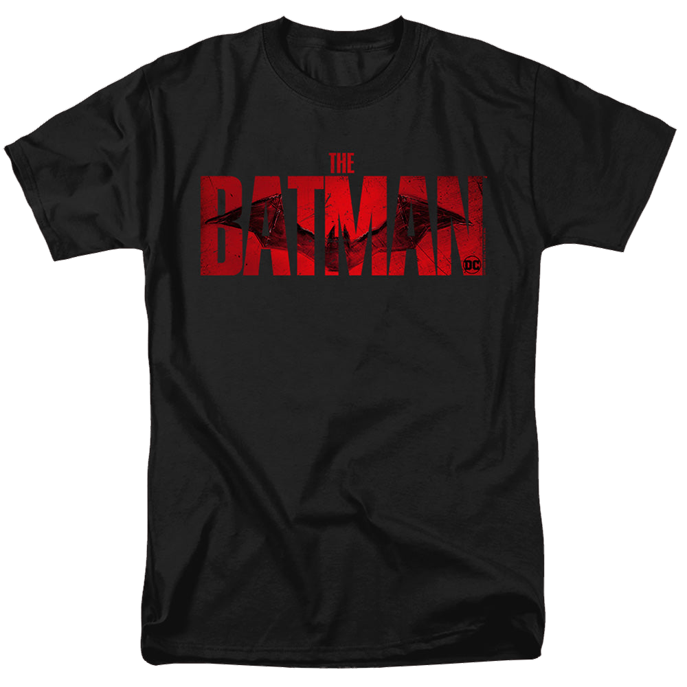 The Batman (2022) Crimson Drawn Bat Logo - Men's Regular Fit T-Shirt Men's Regular Fit T-Shirt Batman   