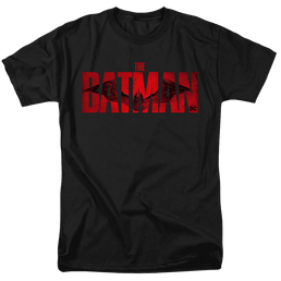 The Batman (2022) Crimson Drawn Bat Logo - Men's Regular Fit T-Shirt Men's Regular Fit T-Shirt Batman   