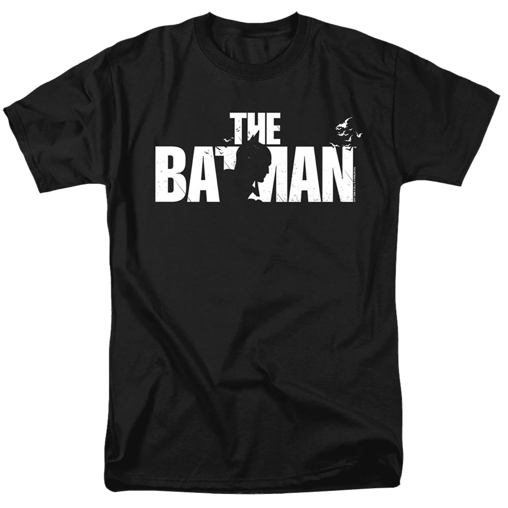 The Batman (2022) Silhouette Title - Men's Regular Fit T-Shirt Men's Regular Fit T-Shirt Batman   