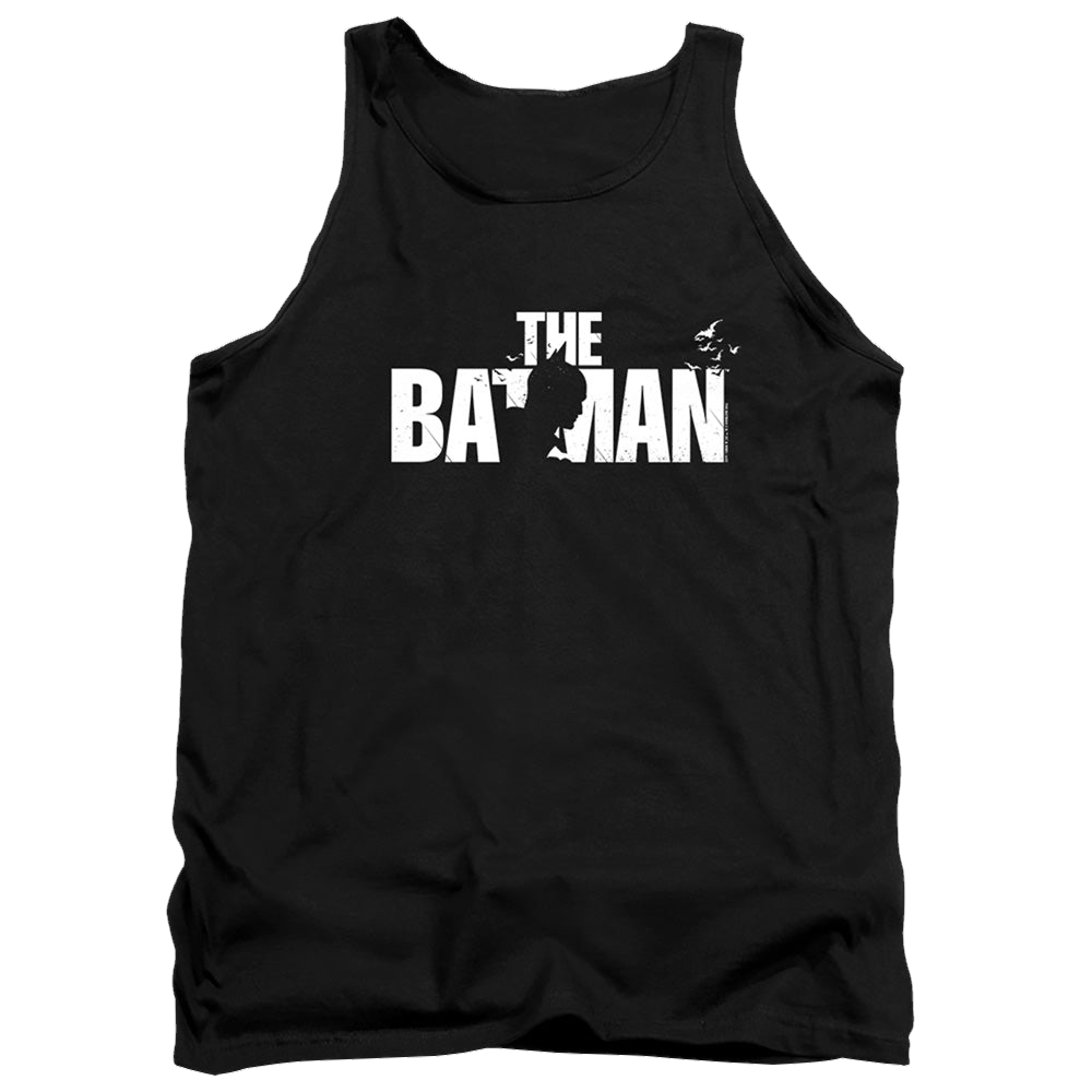 The Batman (2022) Silhouette Title - Men's Tank Top Men's Tank Batman   