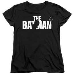 The Batman (2022) Silhouette Title - Women's T-Shirt Women's T-Shirt Batman   