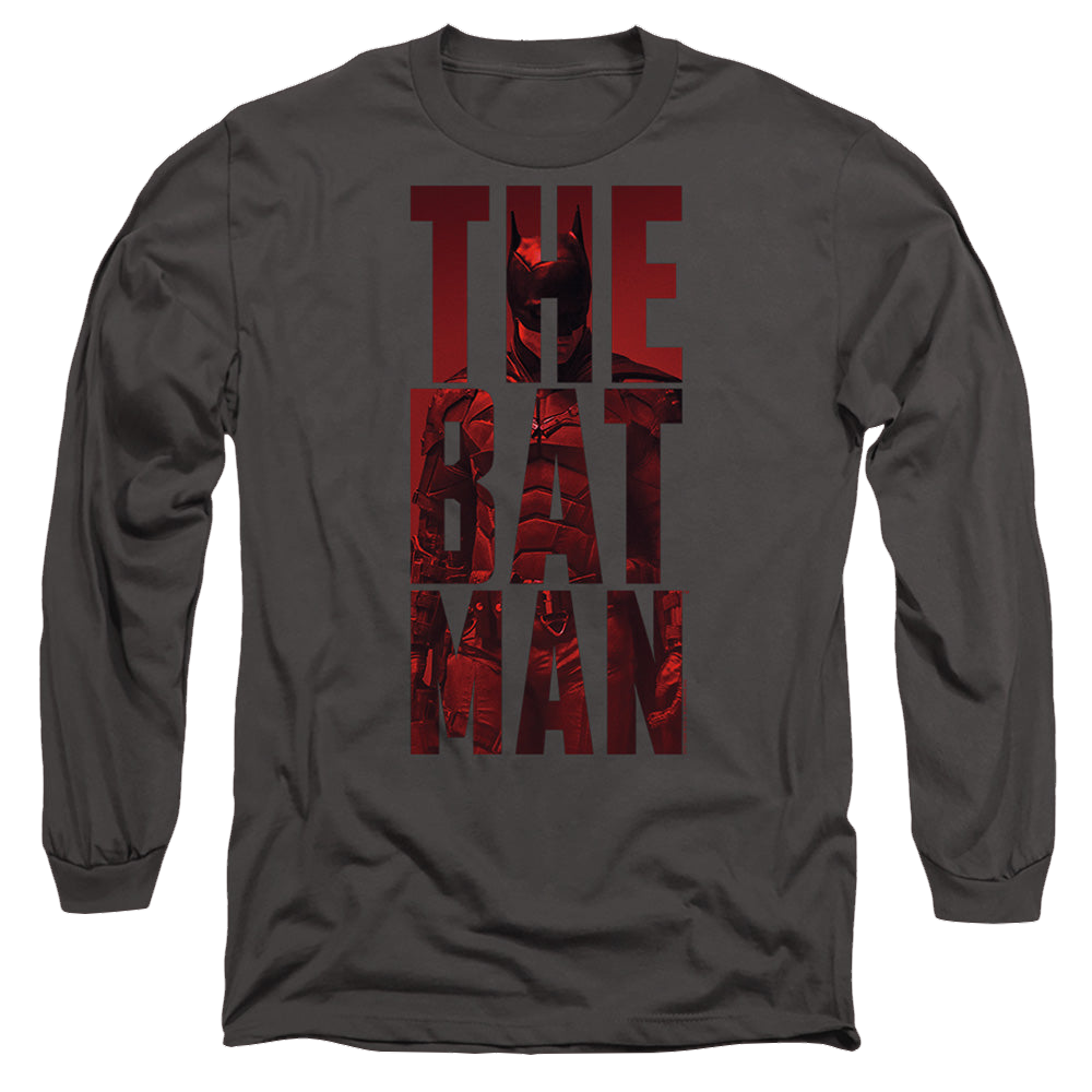 The Batman (2022) Crimson Crusader - Men's Long Sleeve T-Shirt Men's Long Sleeve T-Shirt Batman   