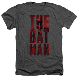The Batman (2022) Crimson Crusader - Men's Heather T-Shirt Men's Heather T-Shirt Batman   
