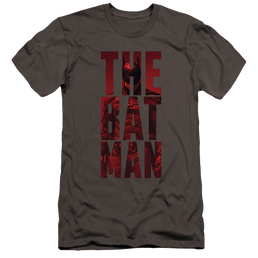 The Batman (2022) Crimson Crusader - Men's Premium Slim Fit T-Shirt Men's Premium Slim Fit T-Shirt Batman   