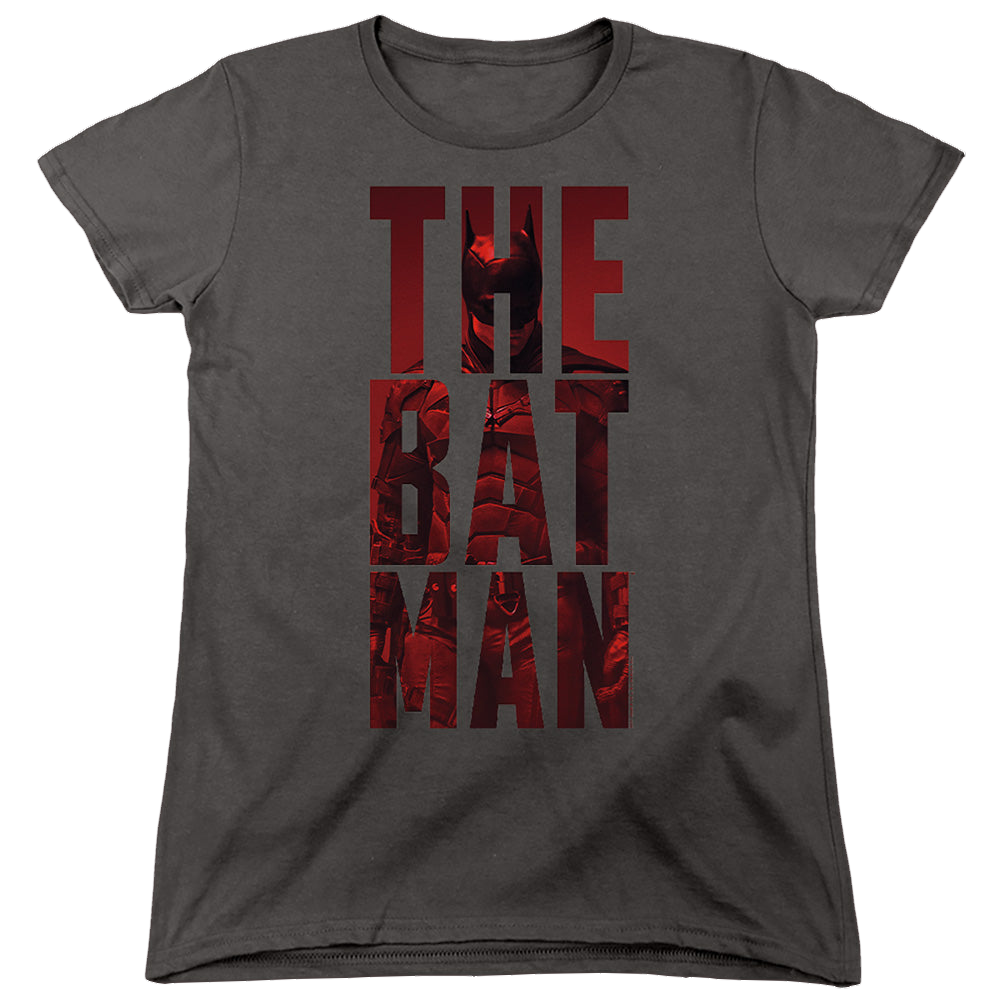 The Batman (2022) Crimson Crusader - Women's T-Shirt Women's T-Shirt Batman   