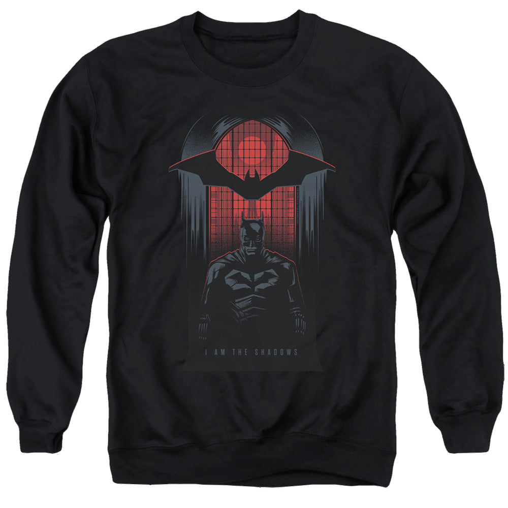 The Batman (2022) I Am The Shadows - Men's Crewneck Sweatshirt Men's Crewneck Sweatshirt Batman   