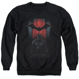 The Batman (2022) I Am The Shadows - Men's Crewneck Sweatshirt Men's Crewneck Sweatshirt Batman   