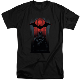 The Batman (2022) I Am The Shadows - Men's Tall Fit T-Shirt Men's Tall Fit T-Shirt Batman   