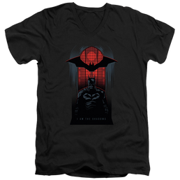 The Batman (2022) I Am The Shadows - Men's V-Neck T-Shirt Men's V-Neck T-Shirt Batman   