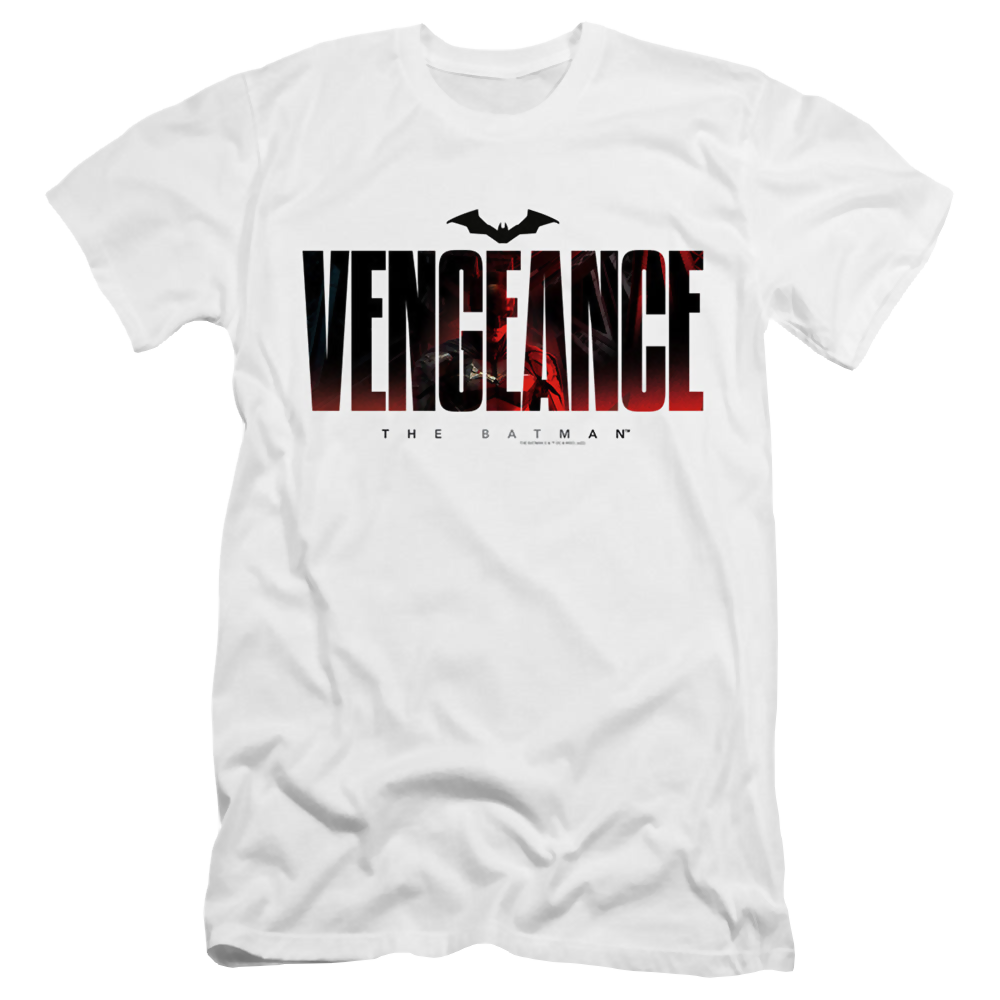 The Batman (2022) Vengeance For The Bat - Men's Premium Slim Fit T-Shirt Men's Premium Slim Fit T-Shirt Batman   