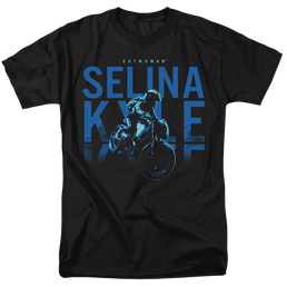 The Batman (2022) Selina Kyle Motorcycle - Men's Regular Fit T-Shirt Men's Regular Fit T-Shirt Batman   