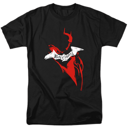 The Batman (2022) Hand Drawn Silhouette - Men's Regular Fit T-Shirt Men's Regular Fit T-Shirt Batman   