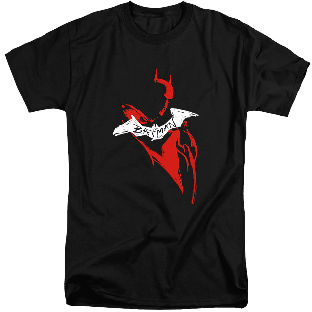The Batman (2022) Hand Drawn Silhouette - Men's Tall Fit T-Shirt Men's Tall Fit T-Shirt Batman   