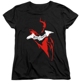The Batman (2022) Hand Drawn Silhouette - Women's T-Shirt Women's T-Shirt Batman   