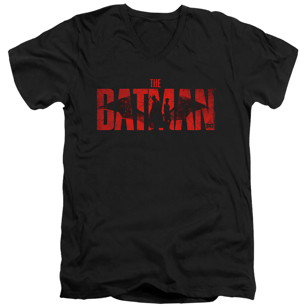 The Batman (2022) And Catwoman - Men's V-Neck T-Shirt Men's V-Neck T-Shirt Batman   