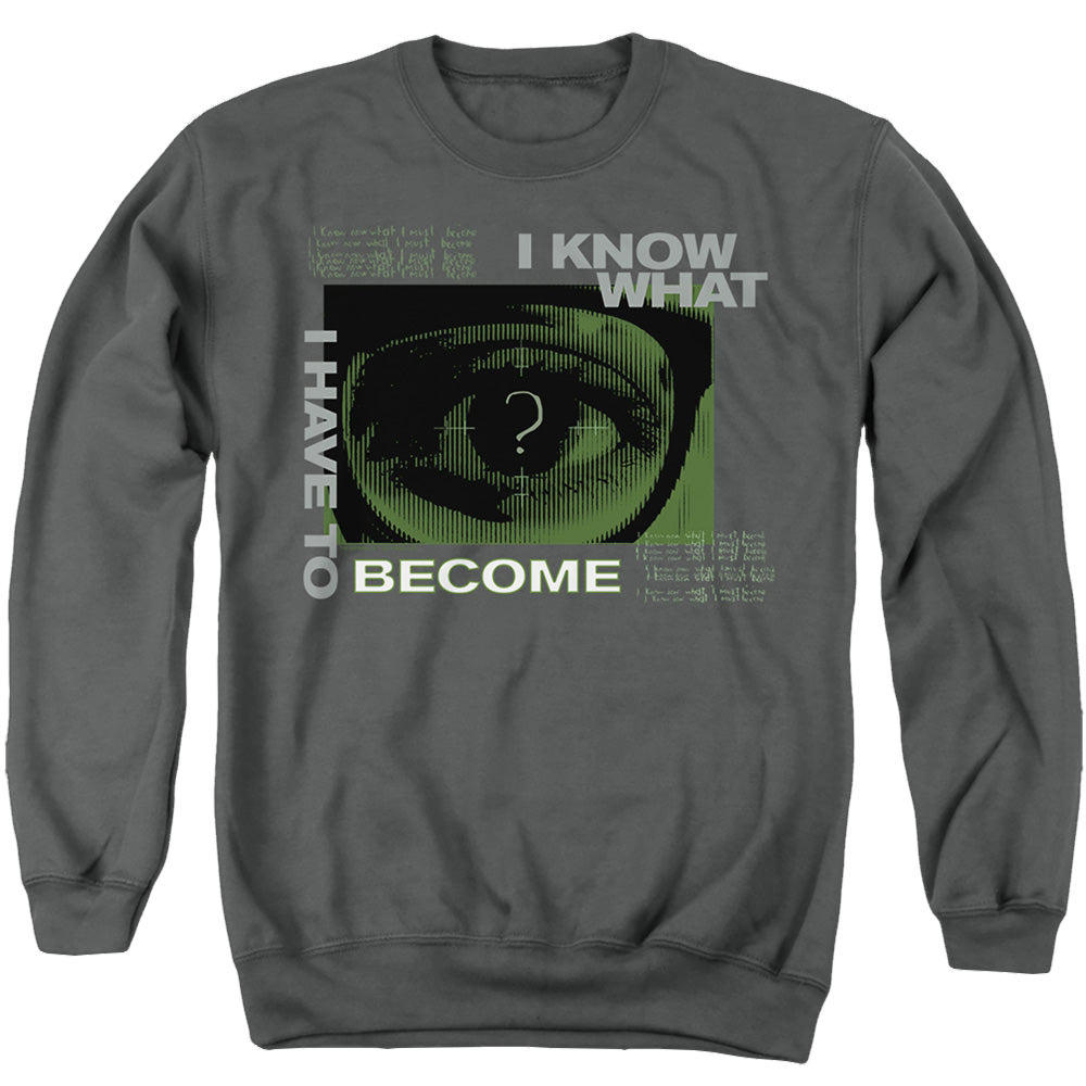 The Batman (2022) Become The Riddler - Men's Crewneck Sweatshirt Men's Crewneck Sweatshirt Batman   