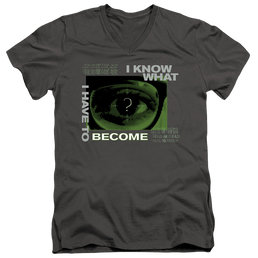 The Batman (2022) Become The Riddler - Men's V-Neck T-Shirt Men's V-Neck T-Shirt Batman   