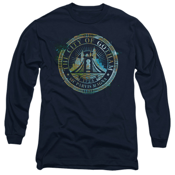 The Batman (2022) City Of Gotham - Men's Long Sleeve T-Shirt Men's Long Sleeve T-Shirt Batman   