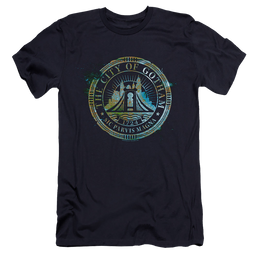 The Batman (2022) City Of Gotham - Men's Premium Slim Fit T-Shirt Men's Premium Slim Fit T-Shirt Batman   