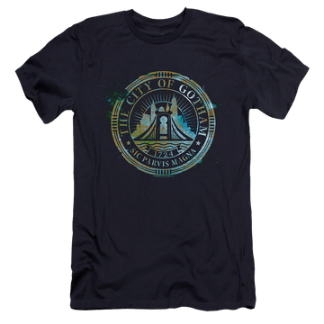 The Batman (2022) City Of Gotham - Men's Premium Slim Fit T-Shirt Men's Premium Slim Fit T-Shirt Batman   