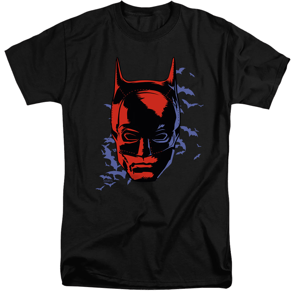 The Batman (2022) Shadowed Headshot - Men's Tall Fit T-Shirt Men's Tall Fit T-Shirt Batman   