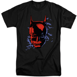 The Batman (2022) Shadowed Headshot - Men's Tall Fit T-Shirt Men's Tall Fit T-Shirt Batman   