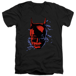 The Batman (2022) Shadowed Headshot - Men's V-Neck T-Shirt Men's V-Neck T-Shirt Batman   