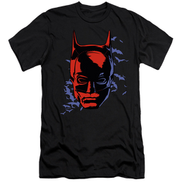 The Batman (2022) Shadowed Headshot - Men's Premium Slim Fit T-Shirt Men's Premium Slim Fit T-Shirt Batman   