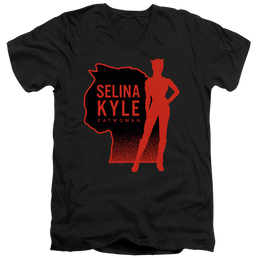 The Batman (2022) Selina Kyle Catwoman - Men's V-Neck T-Shirt Men's V-Neck T-Shirt Batman   