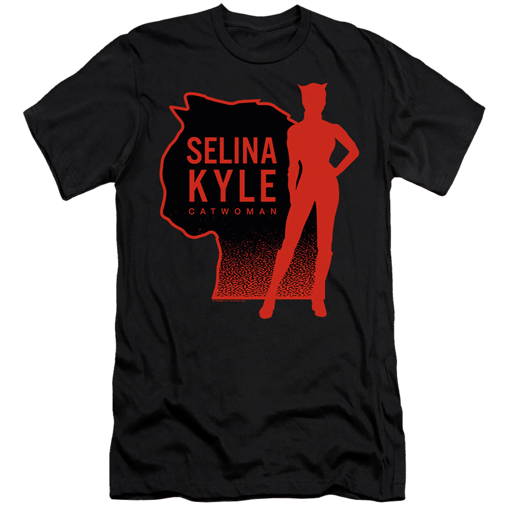The Batman (2022) Selina Kyle Catwoman - Men's Premium Slim Fit T-Shirt Men's Premium Slim Fit T-Shirt Batman   