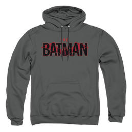 The Batman (2022) Logo With Red Bat - Pullover Hoodie Pullover Hoodie Batman   