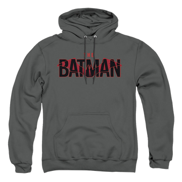 The Batman (2022) Logo With Red Bat - Pullover Hoodie Pullover Hoodie Batman   