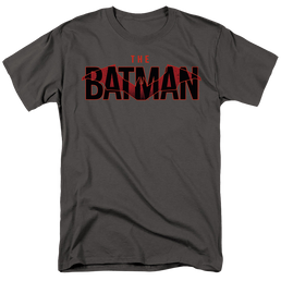 The Batman (2022) Logo With Red Bat - Men's Regular Fit T-Shirt Men's Regular Fit T-Shirt Batman   