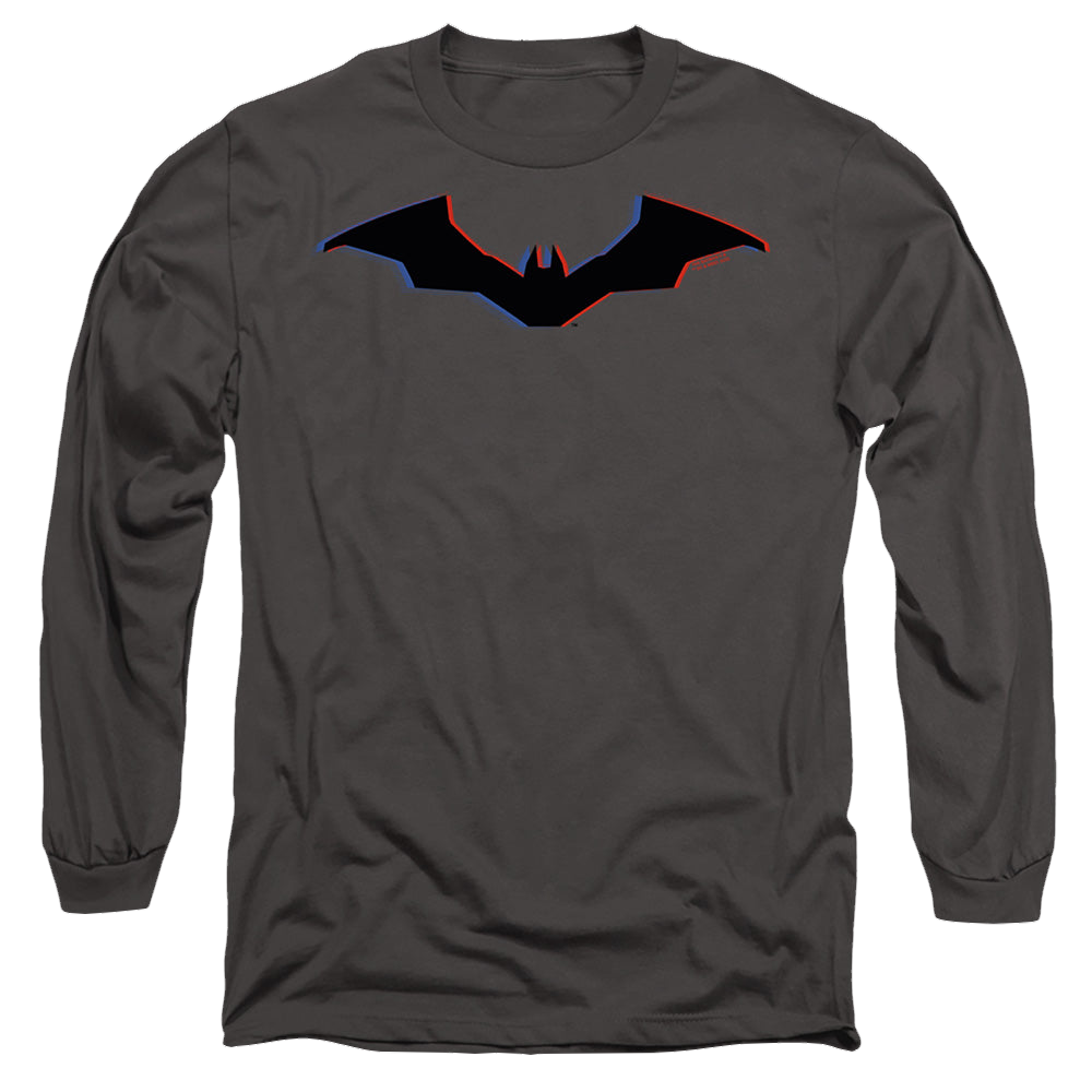 The Batman (2022) Tri-Color Bat Silhouette - Men's Long Sleeve T-Shirt Men's Long Sleeve T-Shirt Batman   