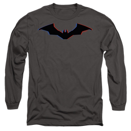 The Batman (2022) Tri-Color Bat Silhouette - Men's Long Sleeve T-Shirt Men's Long Sleeve T-Shirt Batman   