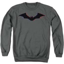The Batman (2022) Tri-Color Bat Silhouette - Men's Crewneck Sweatshirt Men's Crewneck Sweatshirt Batman   