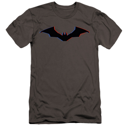 The Batman (2022) Tri-Color Bat Silhouette - Men's Premium Slim Fit T-Shirt Men's Premium Slim Fit T-Shirt Batman   