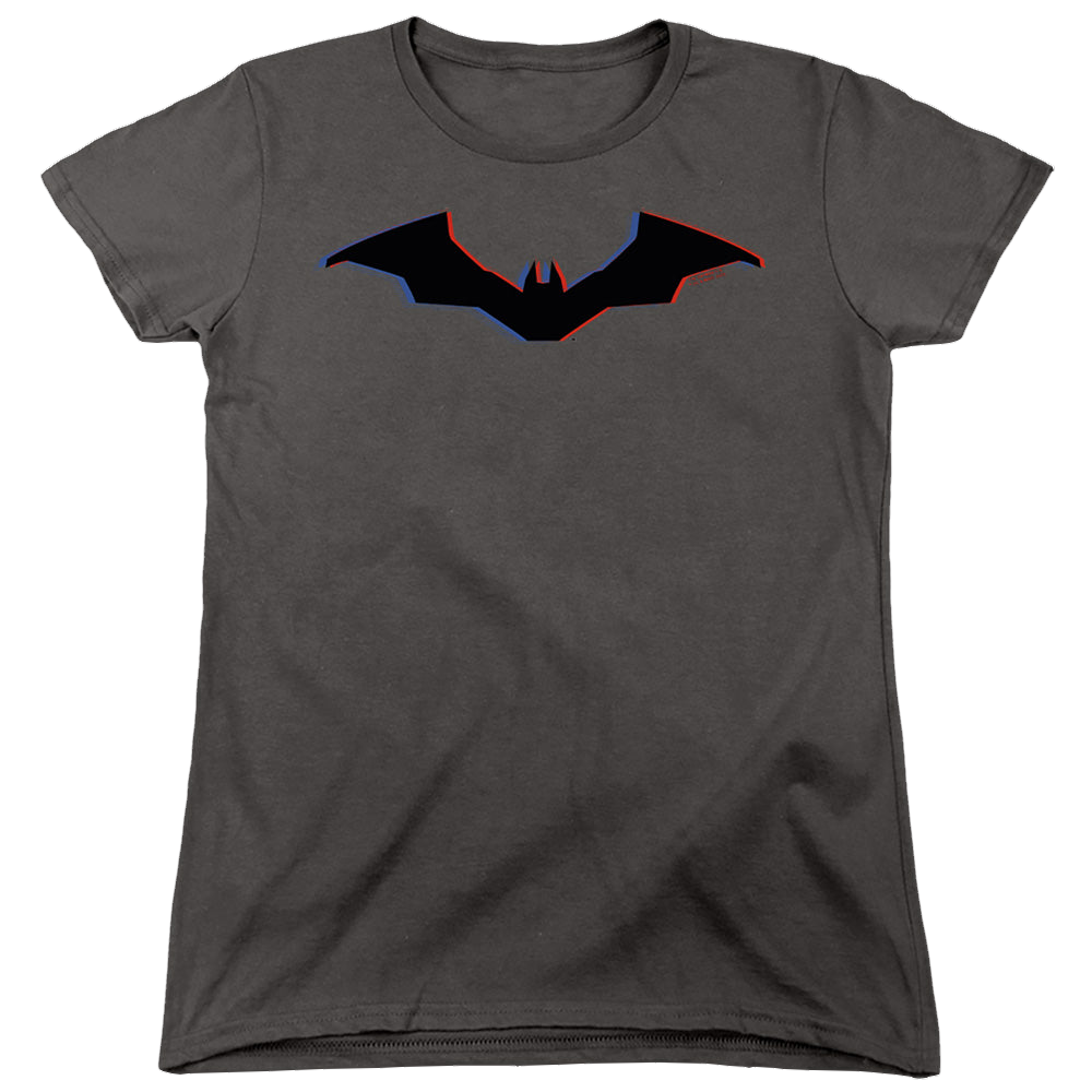 The Batman (2022) Tri-Color Bat Silhouette - Women's T-Shirt Women's T-Shirt Batman   