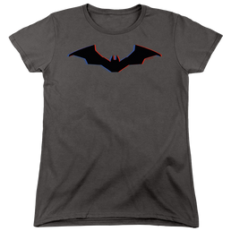 The Batman (2022) Tri-Color Bat Silhouette - Women's T-Shirt Women's T-Shirt Batman   