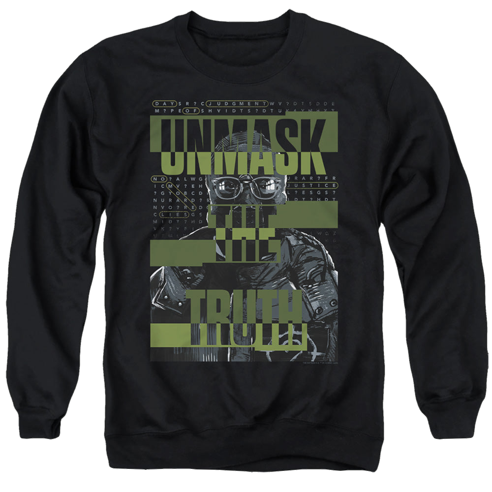 The Batman (2022) Unmask The Truth - Men's Crewneck Sweatshirt Men's Crewneck Sweatshirt Batman   