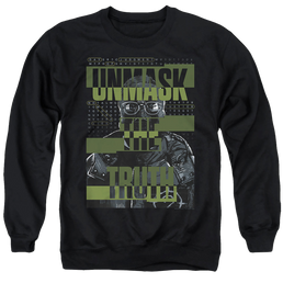 The Batman (2022) Unmask The Truth - Men's Crewneck Sweatshirt Men's Crewneck Sweatshirt Batman   