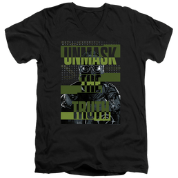 The Batman (2022) Unmask The Truth - Men's V-Neck T-Shirt Men's V-Neck T-Shirt Batman   