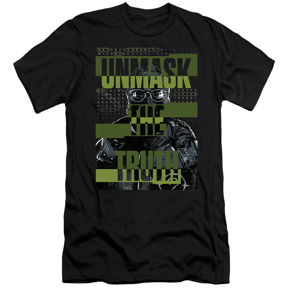 The Batman (2022) Unmask The Truth - Men's Premium Slim Fit T-Shirt Men's Premium Slim Fit T-Shirt Batman   