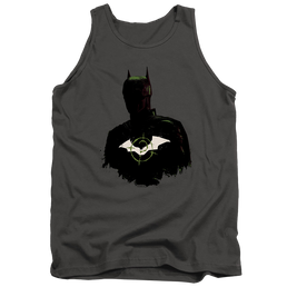 The Batman (2022) Silhouette With Riddler Logo - Men's Tank Top Men's Tank Batman   