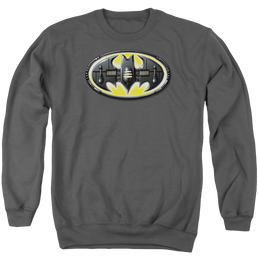 Batman Bat Mech Logo - Men's Crewneck Sweatshirt Men's Crewneck Sweatshirt Batman   