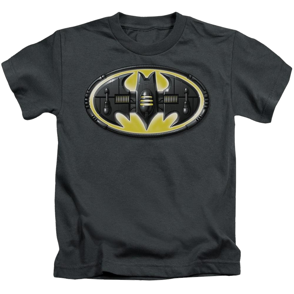 DC Batman Bat Mech Logo - Kid's T-Shirt Kid's T-Shirt (Ages 4-7) Batman   